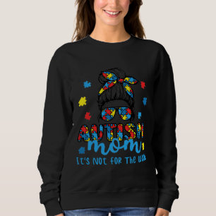 Autism Mamma Det är inte för det svaga budskapet a T Shirt