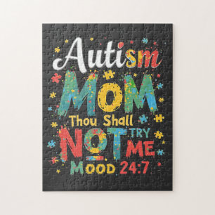 Autism Mamma Du ska inte pröva mig Pussel