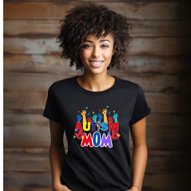 Autism Mamma-Händer-Puzzle T Shirt (Skapare uppladdad)