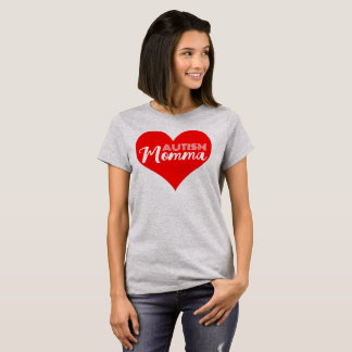 autism, mamma hjärta t shirt