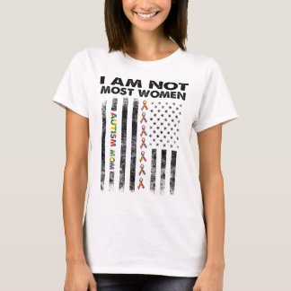 autism mamma i är inte de flesta kvinnor t shirt