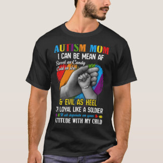 Autism Mamma jag kan vara Elak AF-sötad som godisa T Shirt