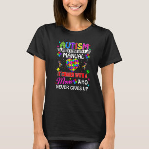 Autism Mamma Kvinnor Autism Medvetenhet Mamma Söt T Shirt