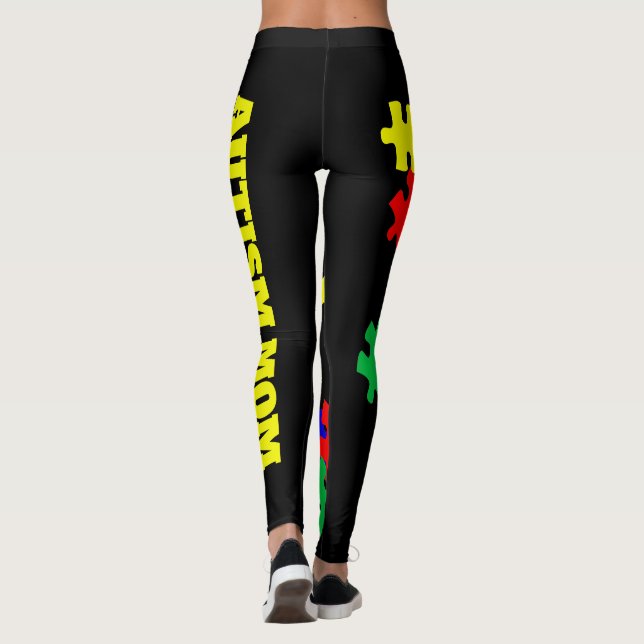 Autism Mamma - Leggings (Baksida)