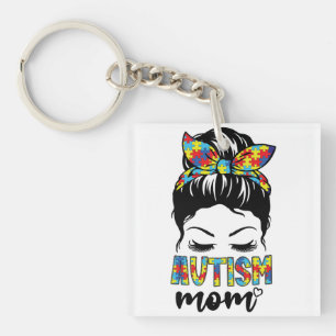 Autism Mamma Life Messy Bun, Autism Mamma