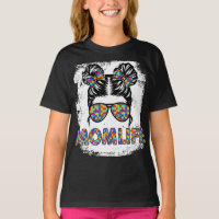 Autism Mamma Life Messy Bun Sunglasses Bandana