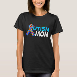 Autism Mamma Mörk Tee Shirt