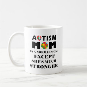 Autism Mamma mycket starkare Kaffemugg
