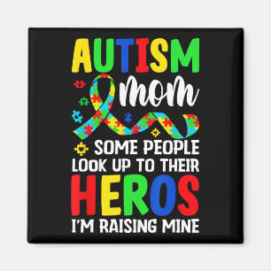 Autism Mamma... några människor tittar upp mot Her Magnet