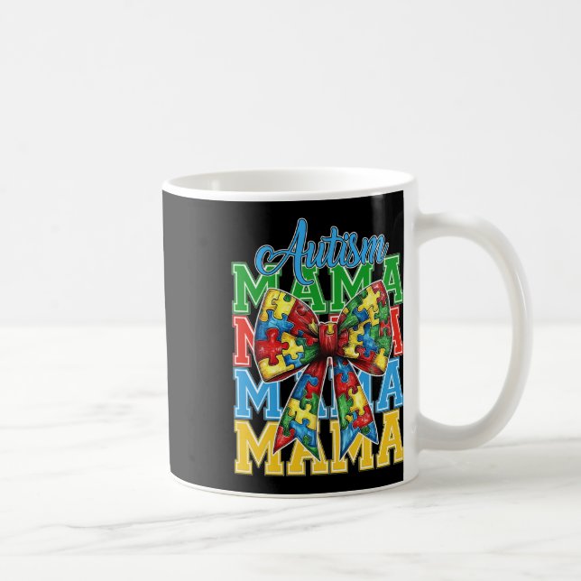 Autism Mamma Neurodivergerande Coquettebåge Mamma  Kaffemugg (Höger)