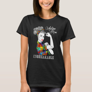 Autism Mamma Obrytbar medvetandegrad 7 T Shirt