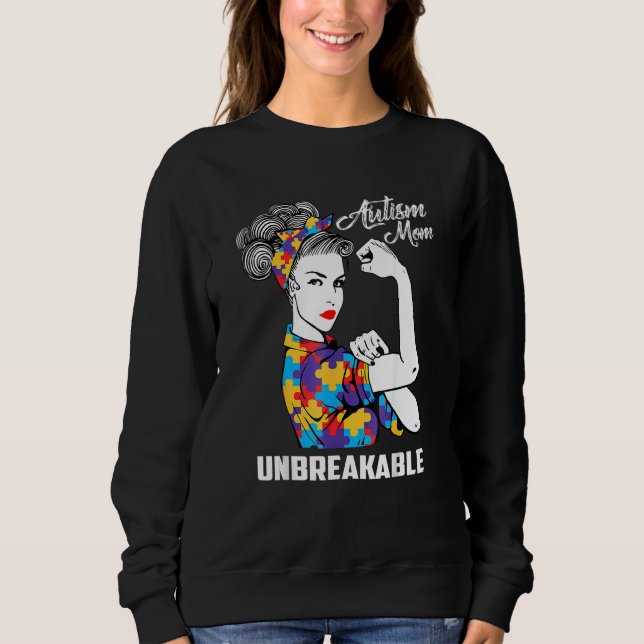 Autism Mamma Obrytbara autism Medvetenhet 1 T Shirt (Framsida)
