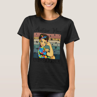 Autism Mamma  Obrytlig Autism Medvetenhet  Mor T Shirt