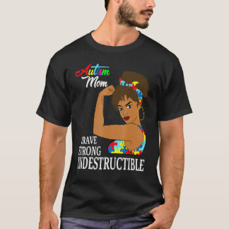 Autism Mamma Ostrukbar Autistisk Pusselband A T Shirt