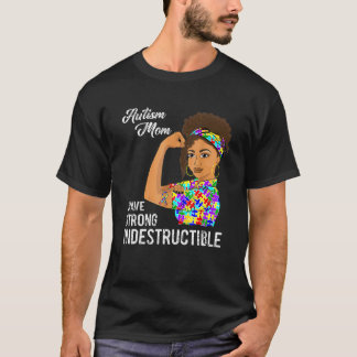 Autism Mamma Ostrukbar Autistisk Pusselband Ribba T Shirt