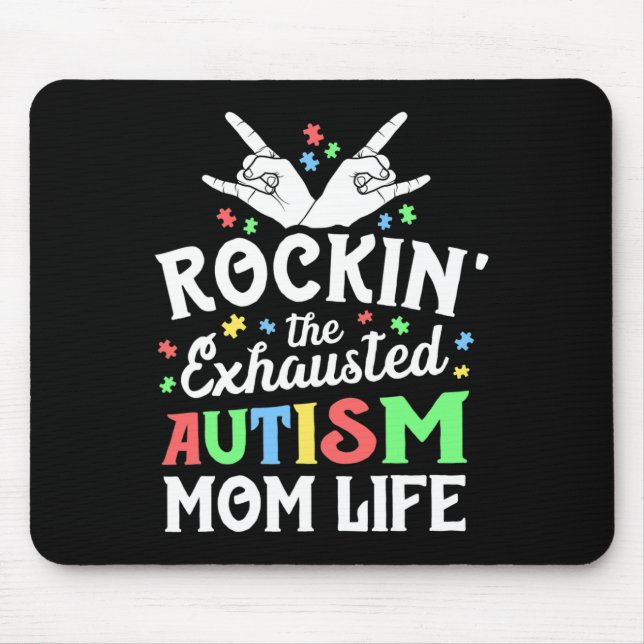 Autism Mamma Present Rockar Den Utmattade Autism M Musmatta (Framsidan)