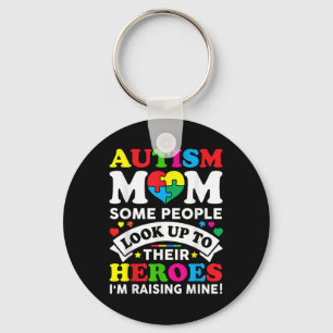 Autism Mamma Raising Hero Autism Awareness Mamma Nyckelring