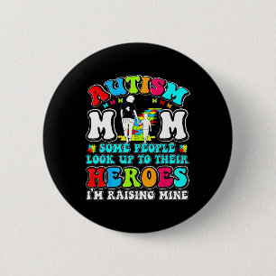 Autism Mamma Raising Hero Mor Son Autism Awarenes Knapp