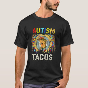 Autism Mamma Retro Tee Vintage Taco Tacho Tacho Ta