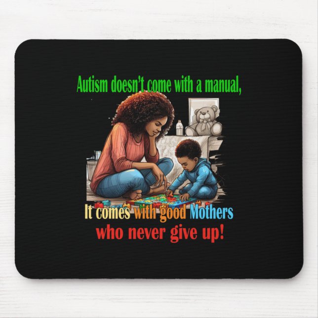 Autism Mamma Sticker Musmatta (Framsidan)