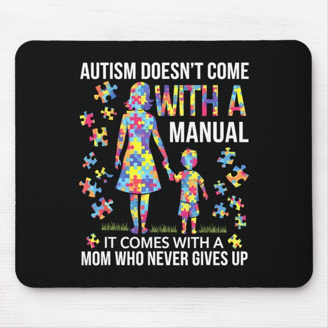 Autism Mamma Stöd För Starka Mödrar  Musmatta (Framsidan)