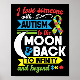 Autism Mamma syster farmma i Kärlek någon med auti Poster