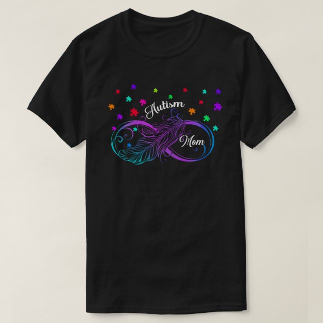 autism mamma t shirt (Design framsida)