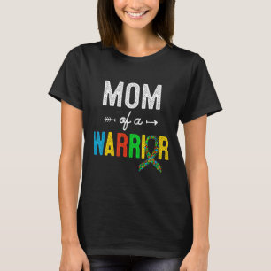 Autism-Mamma Till En Krigare Autism Medvetenhet St T Shirt