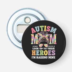 Autism Mamma Uppfostrar Hjälte Rufsigt Uppslaget H Flasköppnare