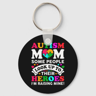 Autism Mamma Vissa människor söker upp sina hjälta Nyckelring