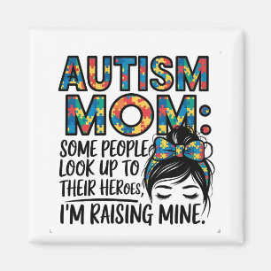 Autism Mamma vissa människor tar hand om sina hjäl Magnet