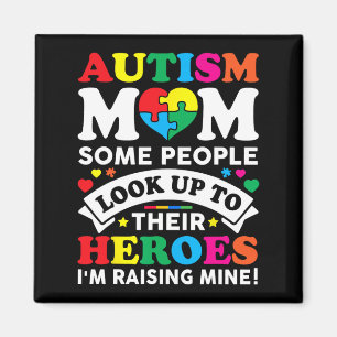 Autism Mamma vissa människor vaknar upp på sina hj Magnet