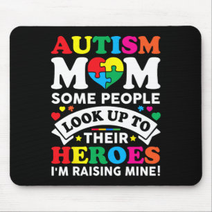 Autism Mamma vissa människor vaknar upp på sina hj Musmatta