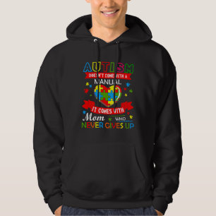 Autism Mamma Womens Autism Awareness Mor Autistic Hoodie