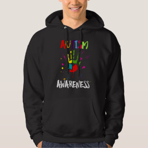 Autism med Händernas medvetandegörande världsdag Hoodie
