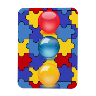 Autism-medvetande 5 magnet