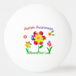 Autism Medvetande Blommor Pingisboll