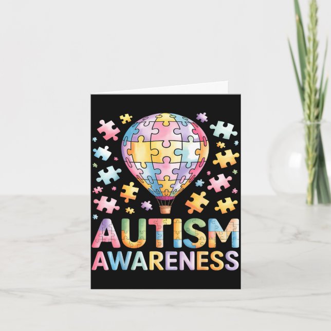 Autism medvetande  kort (Framsida)