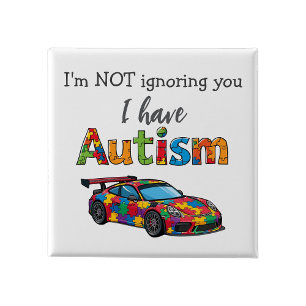 Autism Medvetande Pin Badge Jag ignorerar dig int Knapp