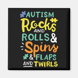 Autism Medvetenhet 3 Magnet