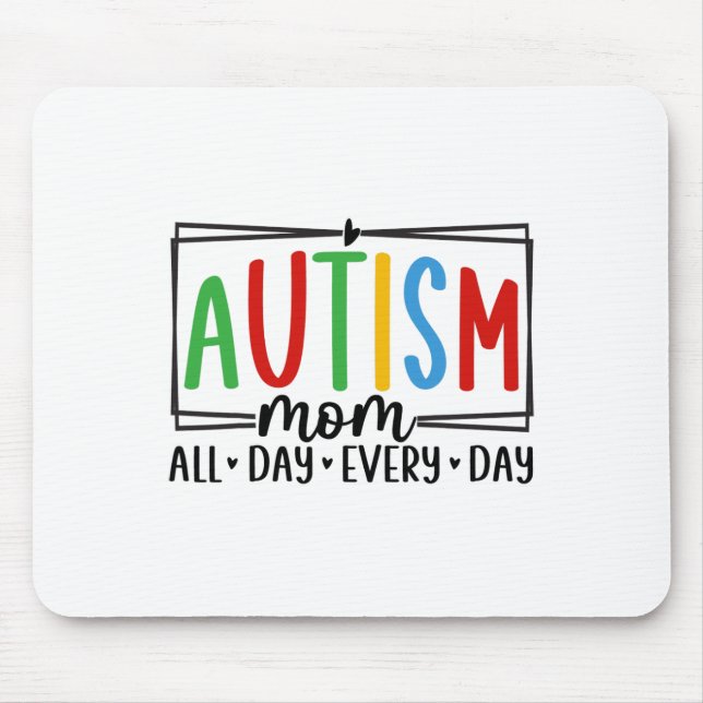 Autism Medvetenhet 3 Musmatta (Framsidan)