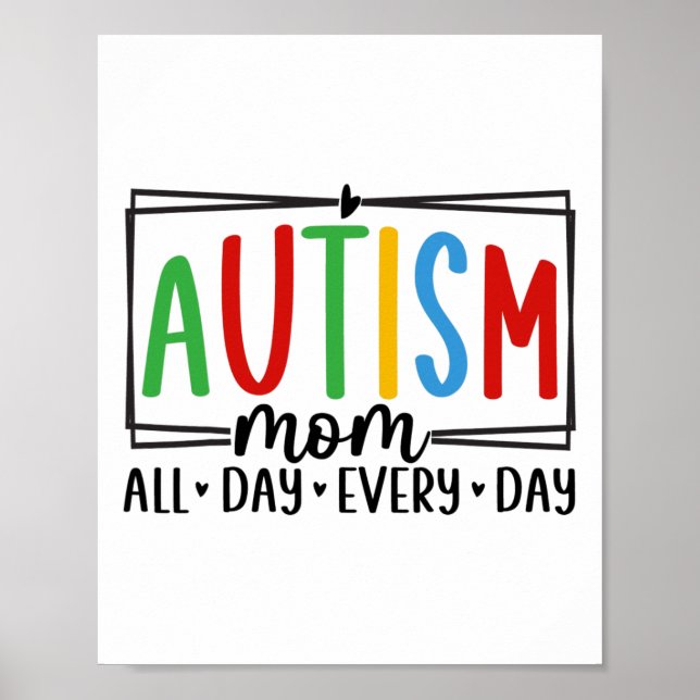 Autism Medvetenhet 3 Poster (Framsidan)