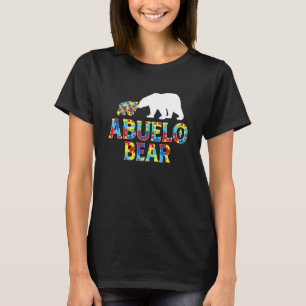 Autism Medvetenhet Abuelo Björn Pussel Stöd Autist T Shirt