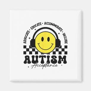 Autism Medvetenhet Accept Special Utbildning Lärar Magnet
