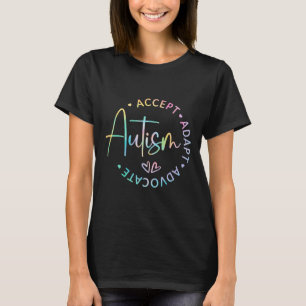 Autism Medvetenhet Acceptera Anpassa Förespråka Au T Shirt