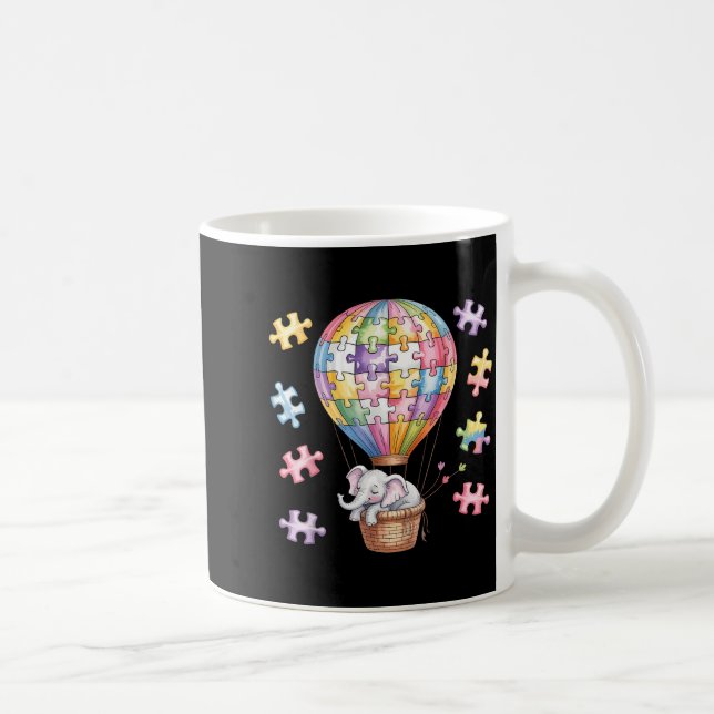 Autism medvetenhet autistisk  kaffemugg (Höger)