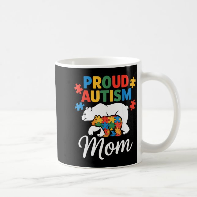 Autism medvetenhet autistisk  kaffemugg (Höger)