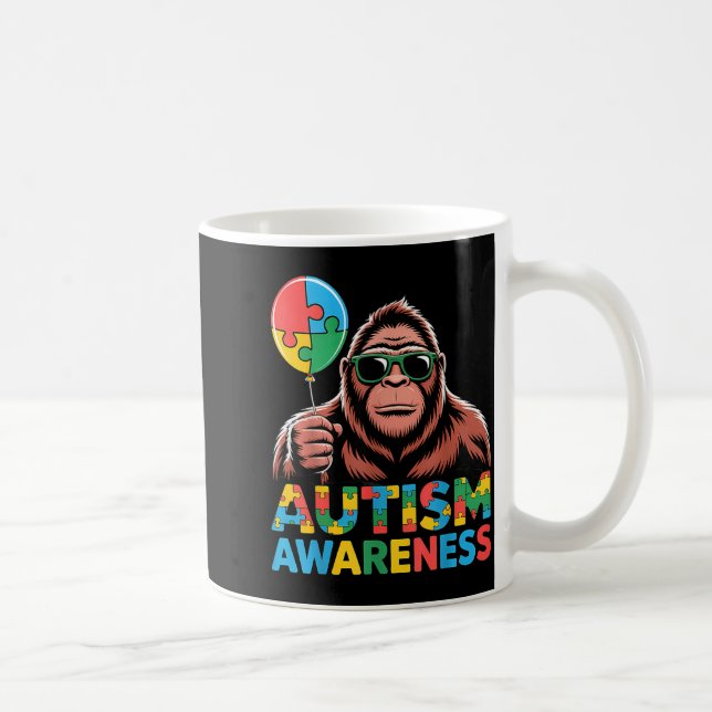 Autism medvetenhet autistisk  kaffemugg (Höger)