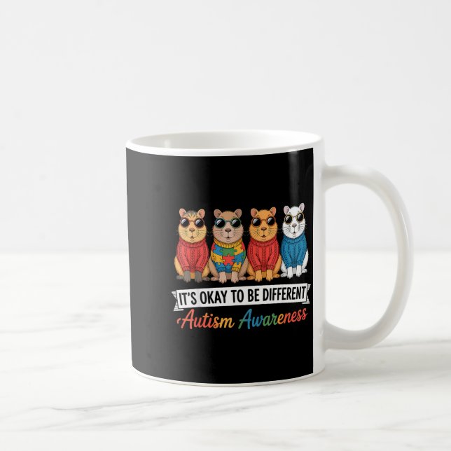 Autism medvetenhet autistisk  kaffemugg (Höger)
