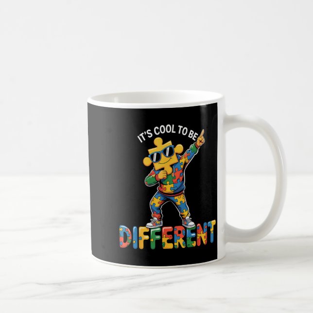 Autism medvetenhet autistisk  kaffemugg (Höger)